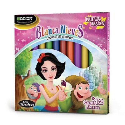 Colores Blanca Nieves C/12 Cortos GENERICO 21040