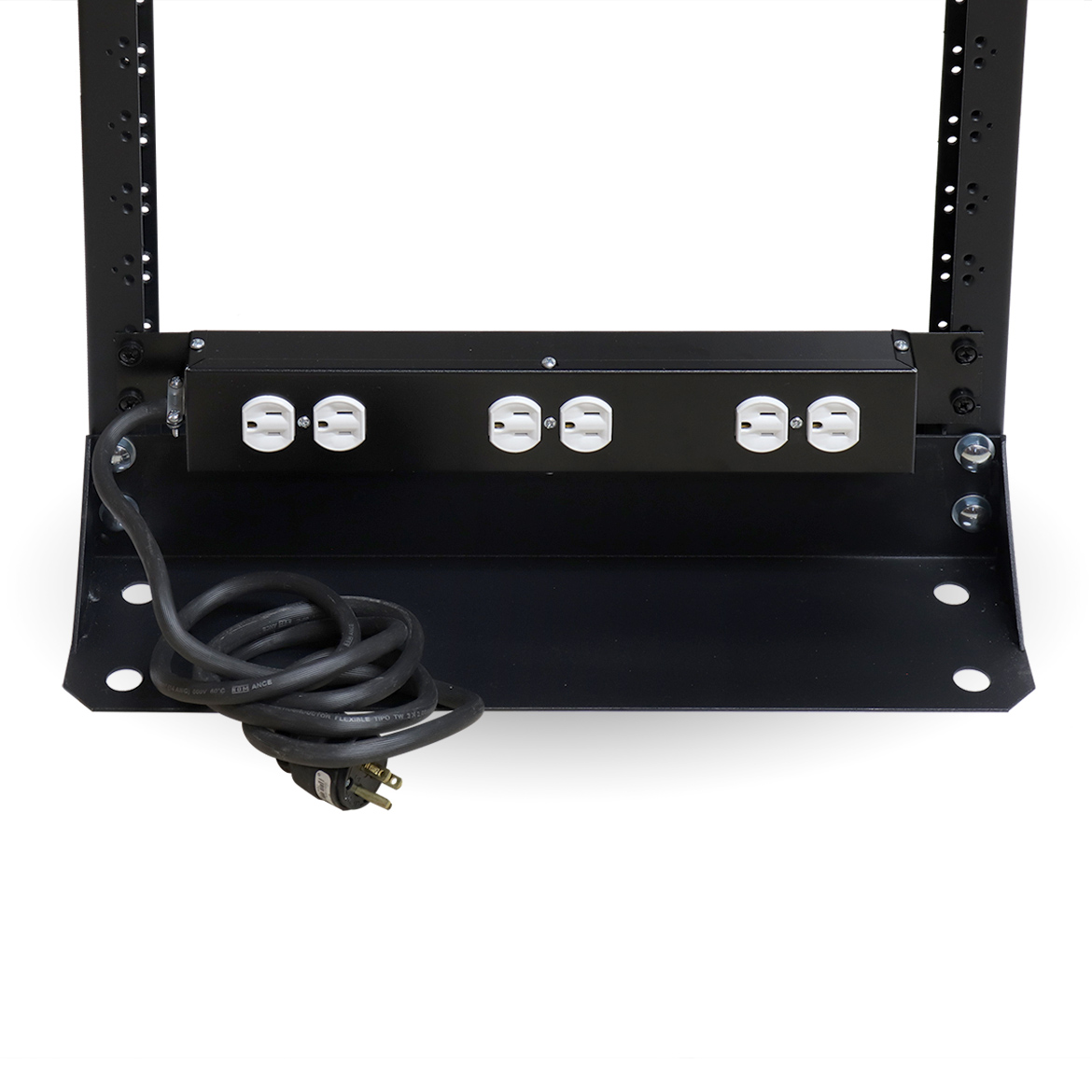 Barra para Rack de 6 Contactos 15 Amperes 1U BROBOTIX 833015