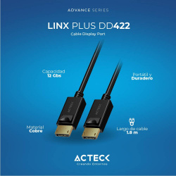 Cable Displayport ACTECK DD422 