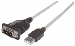 Convertidor USB a Serial MANHATTAN 151856